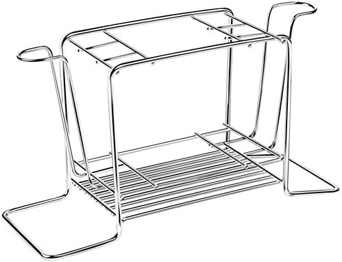 Wikor Bathroom Toothbrush Holder Stainless Steel Toothpaste Stand Holder Storage With 2 Cup Holder