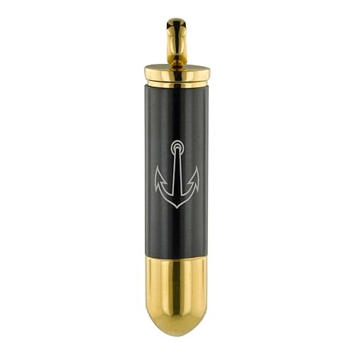 anchor cremation necklace