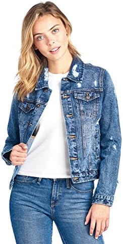 ICONICC Womens Denim Jean Jacket