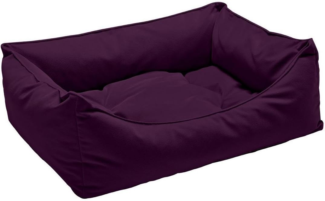 slatters be royal store Reversible Dual Ultra Soft Velvet Purple Color Luxury Sofa Bed PET Bed | Dog Bed | CAT Bed | Puppies Puppy Bed | Rabbit Bed
