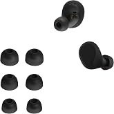 kwmobile 6X Silicone Ear Tips for Jabra Elite 8 Active - 3 Sizes - Replacement Earbud Tips for in-Ear Headphones - Black