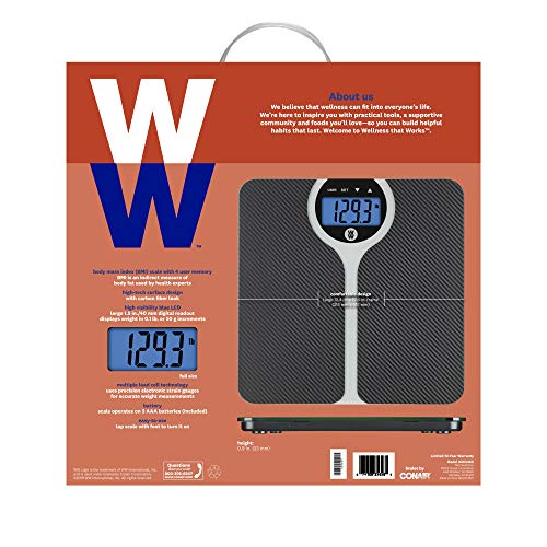 Weight Watchers Scales by Conair Bathroom Scale for Body Weight