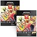 ARTEZA Watercolor Paper 9x12 Inch, Pack of 2, 64 Sheets (140lb/300gsm), Cold Pressed Art Sketchbook Pad for Painting & Drawing, Wet, Mixed Media primary