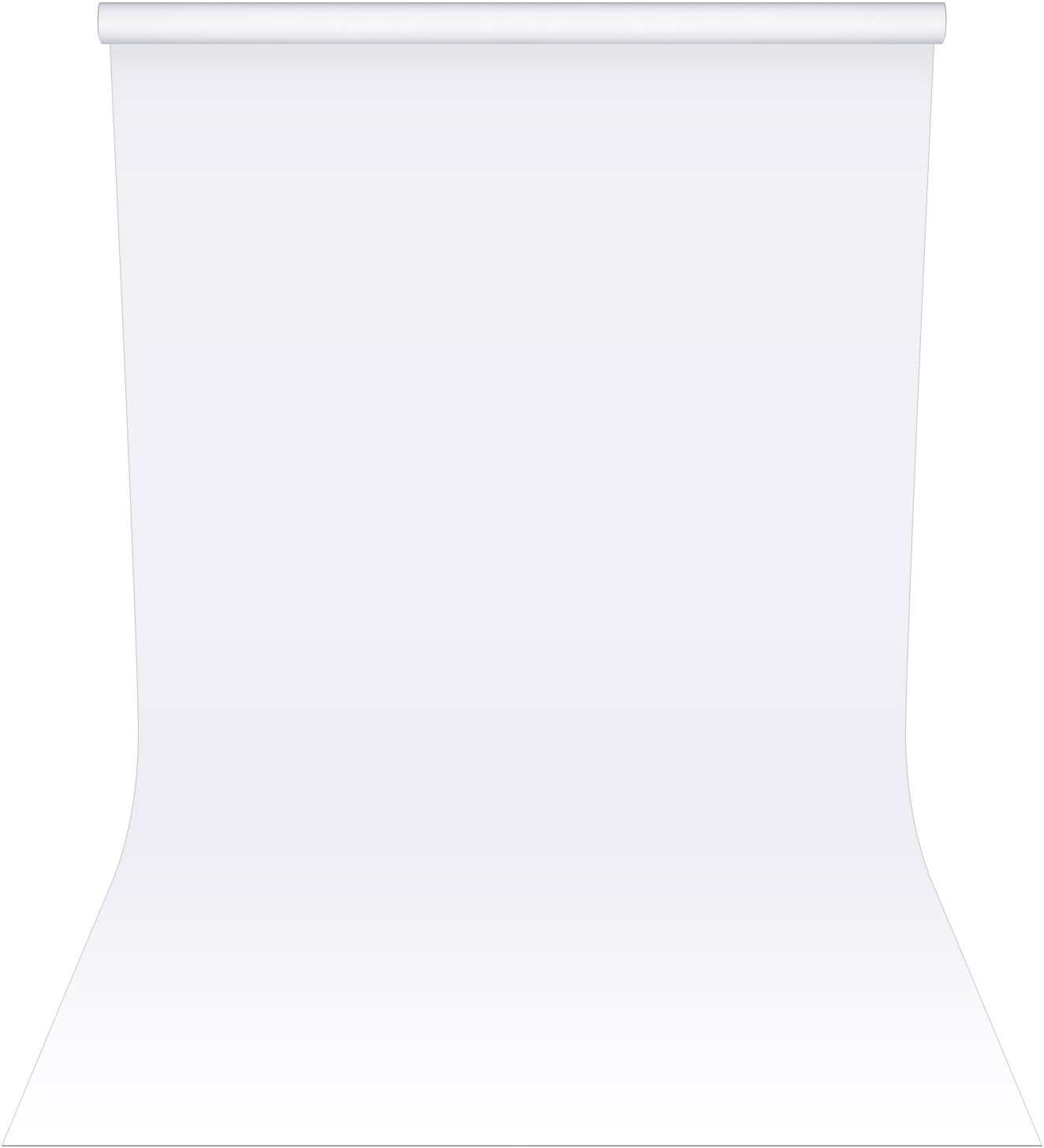 Neewer 40x80 inches/100x200 centimeters Seamless PVC Backdrop Background Paper for Studio Photo Video Photography (White)