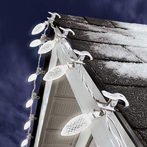 Noma C9 LED Quick Clip Christmas Lights Builtin ClipOn String