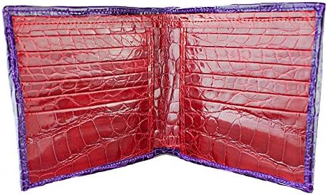 Boulder - Purple and Red Alligator Wallet