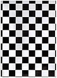 Zip Tac Black & White Checkers Contact paper--9 ft