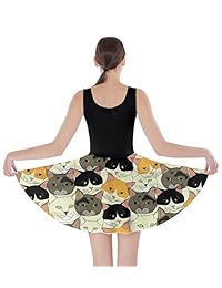 Cowcow - gatos gatito Meow canina mascota kitty animales vestido skater de garra, XS-5 XL