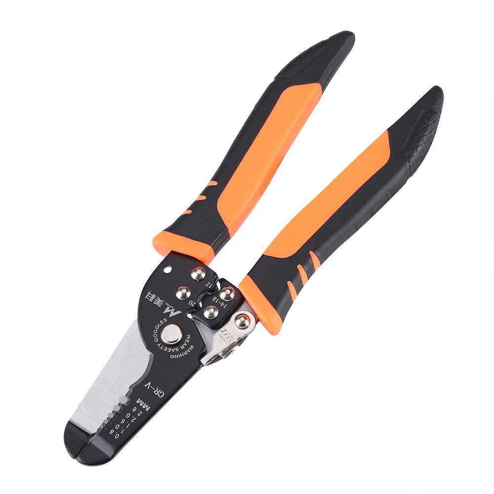 Wire Stripper Portable Multi-Functional Plier Electrician Cable Wire Stripper Stripping Crimping Clamping Cutting Hand Tool Crimpers & Pliers