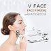 YEISEE 3D V Face Ball Facial Massager, Lift Body Slimming Skin Care Tightening Tools, Platinum Material Body Spa face Roller of Blood Circulation and Tighten Compact Fitness for Women and Men