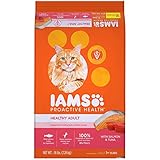 Iams Proactive Health Healthy Adult Dry Cat Food With Salmon And Tuna, 16 Lb. Bag