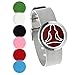 Jovivi 316L Stainless Steel Openable Aromatherapy Essential Oils Diffuser Locket Bracelet Mesh Band Bangle with 6 Felt Pads