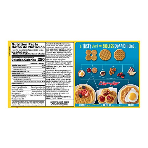 4 Kelloggs+Eggo+Wafflers+Cinnamon+Breakfast