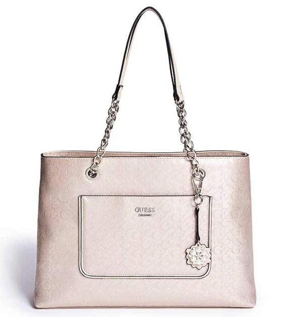 Guess Women's Nikolai Chain Satchel Bag Handbag FashionUSA