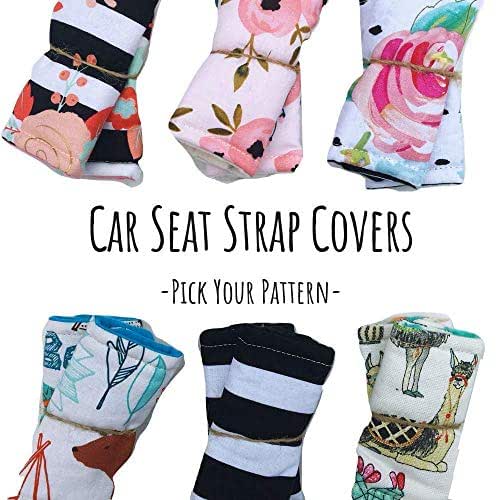 Baby Car Seat and Stroller Strap Covers, Soft Seat Belt Pad