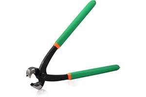 SPEEDWOX 9-Inch Ear Clamp Pliers with Front & Side Crimp Jaws, Single Ear Hose Clamp Tool for Securing Pipe Hoses & Automotive Use