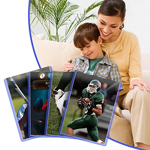 120 Pack 3x4 Inch Top Loaders for Cards, Card Protectors Hard Plastic