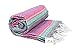 Open Road Goods Multi Color Mexican Falsa Blanket - Handwoven in Mexico - Great for The Beach, Picnics, Yoga, or a Throw! (Grey Pastel)