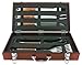 Mr. Bar-B-Q 02136X PD Forged 5-Piece Set in Wood Carrying Case