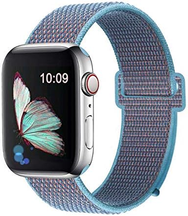 Booyi Sport Band Compatible with Apple Watch 38mm 40mm 42mm 44mm,Strap Replacement for Series 4 3 2 1
