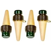 Blumat Classic XL Self-Water Stakes for Indoor Plants - 4 Pack - for Indoor | This Blumat classic XL self watering planter insert four pack provides automatic drip irrigation for indoor potted plants