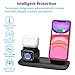 Wireless Charger, Wireless Charging Station for iPhone AirPods and Apple Watch, 3-in-1 Qi 7.5W/10W Fast Charging Stand Works for iPhone 11/11 Pro/8/8 Plus/Xs MAX/XS/XR and iWatch Series 5 4 3 2 1