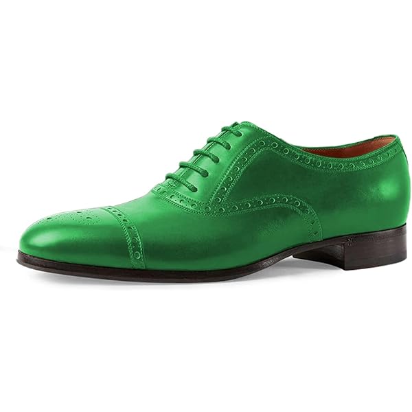 kelly green dress shoes Classy & Elegant Lace up Dress Shoe 7039 8.5 / Navy main image 1