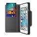 iPhone 6S Wallet Case, MAXBOOST ELEGANCE Series iPhone Wallet Cover for iPhone 6 / 6S Protective PU Leather Card Case w/3 Card Slots + Side Pocket Flip Magnetic - Black