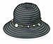 wallaroo Women's Ellie Sun Hat - UPF 50+ - Packable, Black