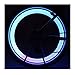 Willceal Bike Spoke Light 6PCS, Bike Wheel Light,Tyre Wire Right with 6 LED Flash Model Neon Lamps,Bike Safety Alarm Light. (Blue)