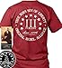 Bundle of 3 items. Three Percent. True Born Son of Liberty. Red 2XL T-Shirt....