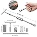 GLISTON Paintless Dent Repair Remover Kit Dent Puller Pro Slide Hammer Tools with 16pcs Thickened Black Tabs for Diy Automobile Body Hail Damage Removal