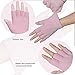 Pretty See Moisturizing Gloves Gel Moisture Socks for Cracked Skin Care and Instant Soften Repair, Pink, Set of 2
