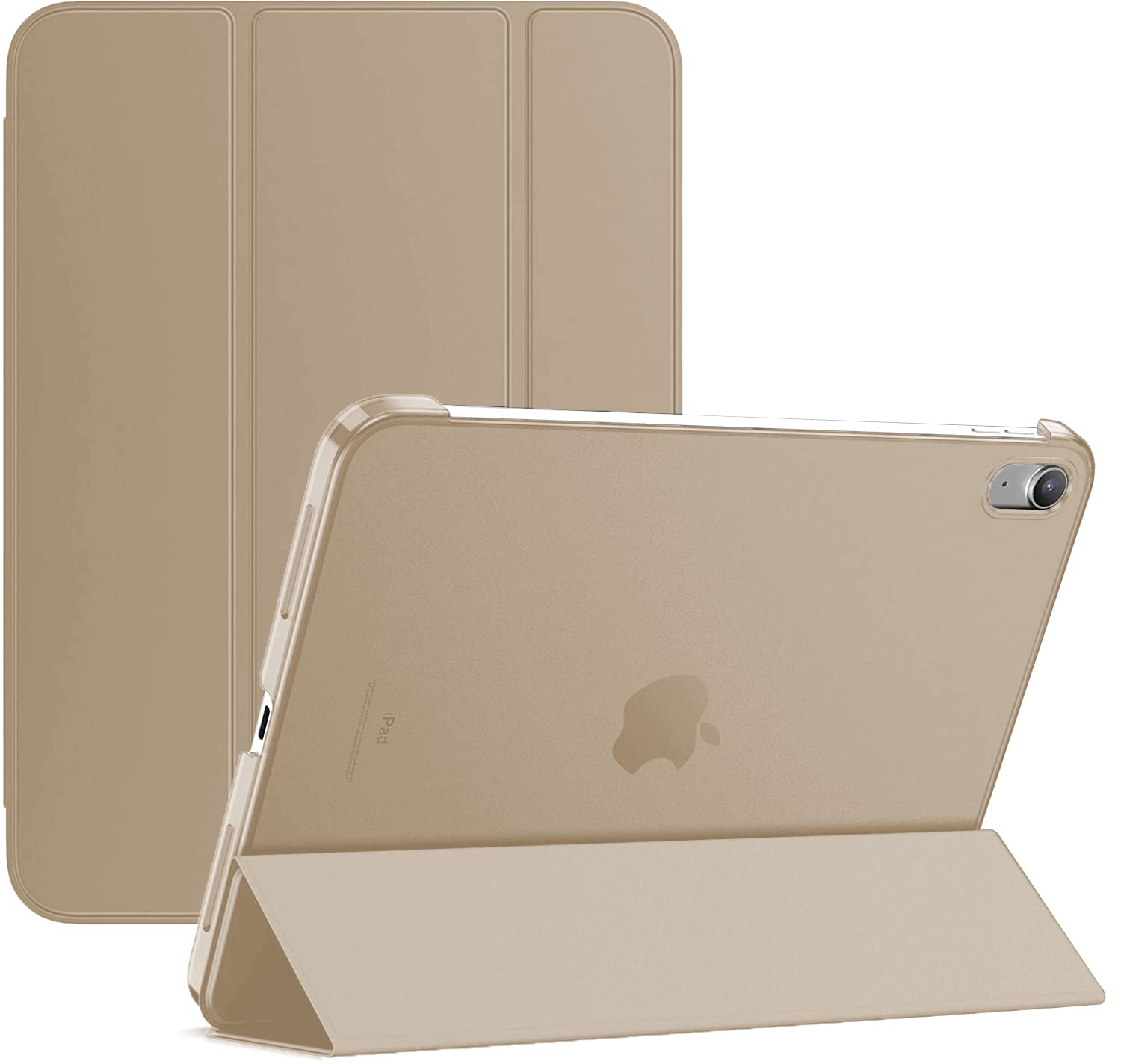 Smart Case for iPad Mini 6 (2021) & Mini 7 / A17 Pro (2024) 8.3-inch – Magnetic Sleep/Wake Stand Cover (Gold)