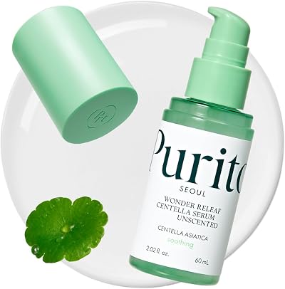 PURITO Centella Unscented Serum 60ml All Skin Types Soothing Calming Ampoule