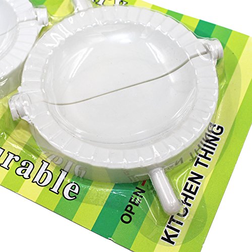 Sealike 3 Pcs Dumpling Press Dough Press Ravioli Pierogi Maker Pocket Pie Crimper with Stylus