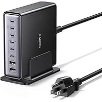 UGREEN 200W 8-Port GaN USB C Charger Block, Desktop Charging Station USB C and USB PD 100W Fast Charging Compatible for MacBo