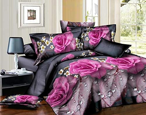 Massari Collection Double 4 Piece 3D designs duvet quilt cover set (Design 10)