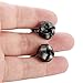 Jstyle Knot Cufflinks for Men Shirt Cufflinks Black Silver Tone Unique Business Wedding