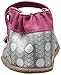 Robeez Becca Mary Jane Soft Sole Crib Shoe (Infant), Grey, 18-24 Months M US