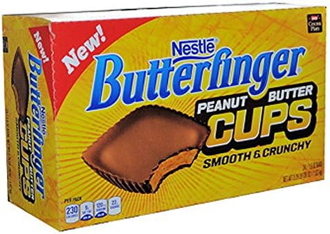 Product Of Butterfinger, Peanut Butter Cups, Count 24 (1.5 oz) - Chocolate Candy / Grab Varieties & Flavors