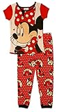 Disney Minnie Mouse Little Girls Cotton Pajama Set