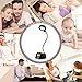 iCKER Desk Lamp for Bedrooms, Alarm Clock with USB Charger Port, 7-Color Changing Night Light for Kid's Rooms