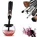 Makeup Brush Cleaner INNOLV Electric Spinning Makeup Brush Cleaner and Dryer Machine Brush Cleaner Spinner 360 Rotation Cleans and Dries all Makeup Brushes In Seconds - Black 