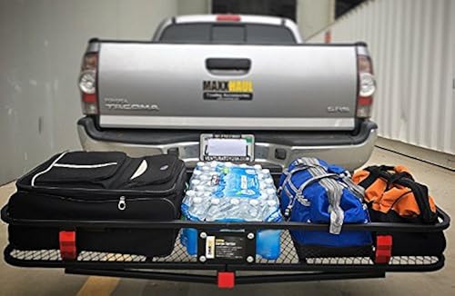 MaxxHaul 70103 500 Capacity Steel Hitch Mount Folding Cargo