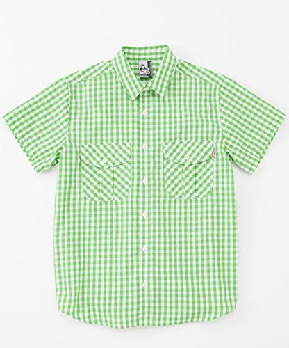 Amazon チャムス Chums レディース 半袖シャツ Gingham Check Shirt Women S ギンガムチェックシャツ Ch12 1032 ｇｒｅｅｎ ｗｌ アウトドア シャツ 通販