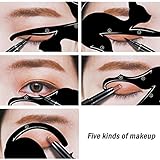 Benlet New 1 Pair Profession Eye Makeup and Eyeliner Stencil Template Shaper Liner & Shadow Combinations
