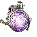 Steampunk FIRE Necklace - Pendant Charm Locket Jewelry- Great Gift-Bronze Pink