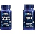 Life Extension N-Acetyl-L-Cysteine (NAC), Immune, Respiratory & DHEA 25 mg – Supplement for Hormone Balance, Immune Support, Sexual Health, Bone & Cardiovascular Health