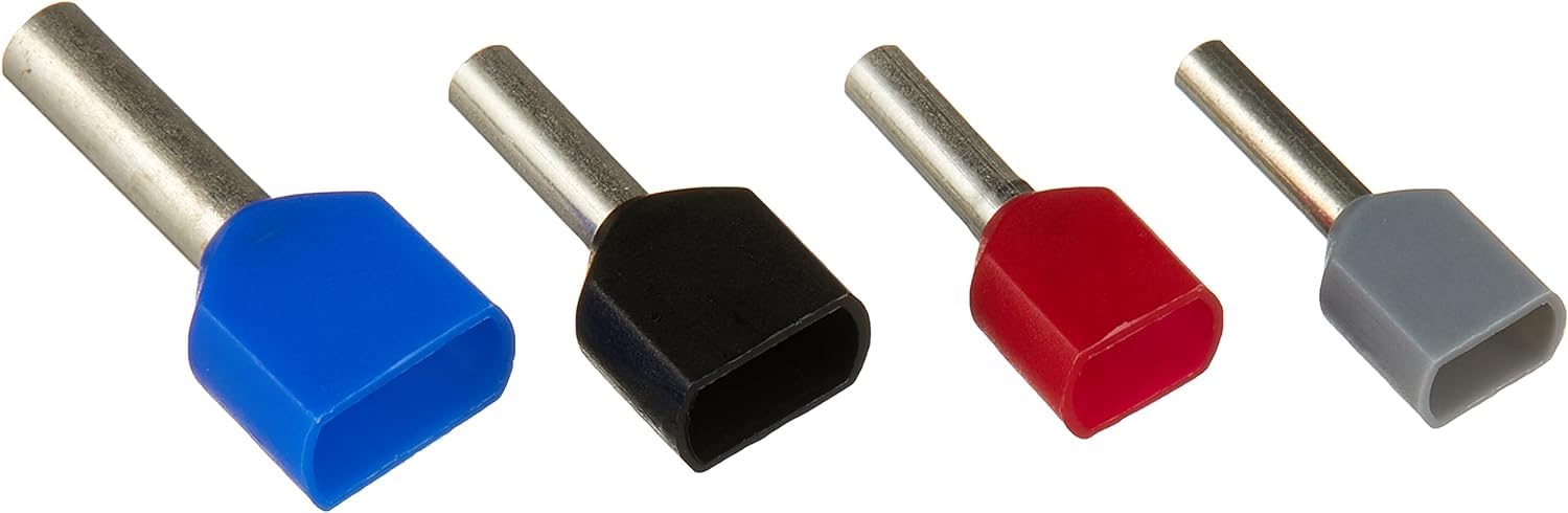 KNIPEX Assortment Boxes with 200 Twin Wire Ferrules 4 Parts, 97 99 908